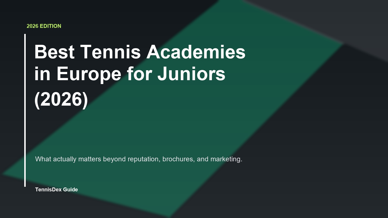 Best Tennis Academies in Europe for Juniors (2026)